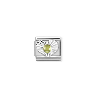 Nomination - Link STONES 925 sterling silver PERIDOT