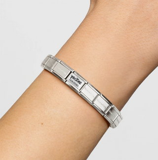 Nomination - Link composable LOVE steel 925 sterling silver YOU AND ME OUR STORY