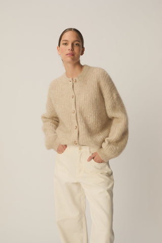 DES PETITS HAUTS - Alma Cardigan - Latte