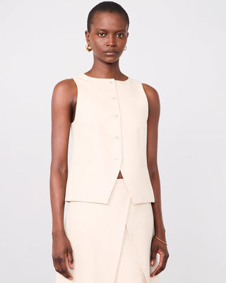 Officine Générale - Lane Vest - Cream