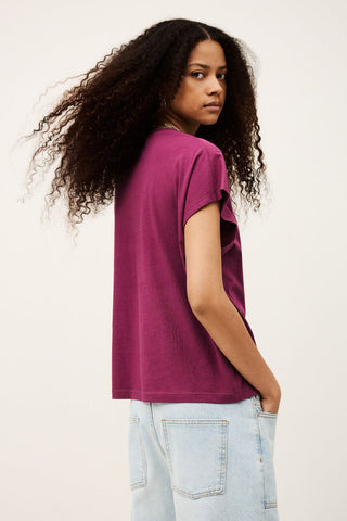 BA&SH - Allia T-Shirt - Aubergine