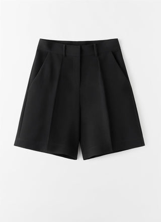 ALMADA LABEL - Blair Crepe Shorts - Black