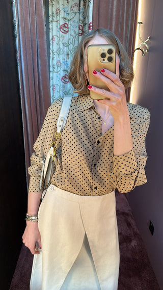 Officine Générale - Elzi Shirt - Britishkhaki/Black