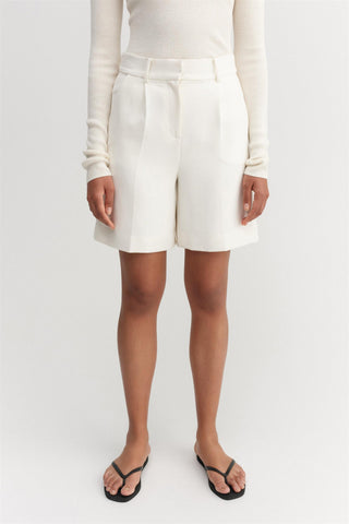 ALMADA LABEL - Blair Crepe Shorts - Cream