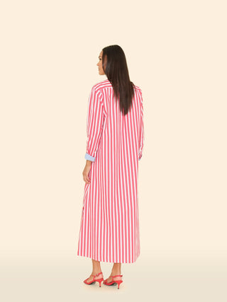 XIRENA - Boden Dress - Scarlet Stripe