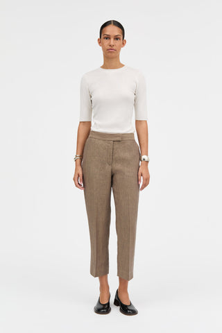 MKDT STUDIO - Phlox Linen Hemp Pant - Wood
