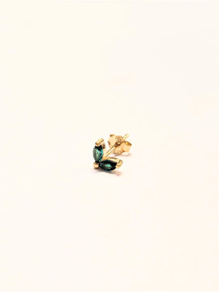 Rose Marie Paris - Stud Papillon Green - Gold