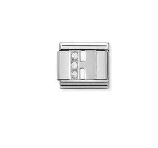 Nomination - Link ALPHABETH 925 sterling silver H