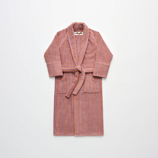 BONGUSTA - Naram Bathrobe - Camel & Ultramarine