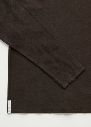 AIAYU - Gentle Long Sleeve - Dark brown
