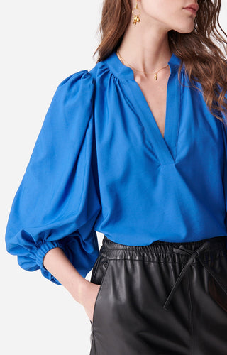 VANESSA BRUNO - Bell Blouse - Blue