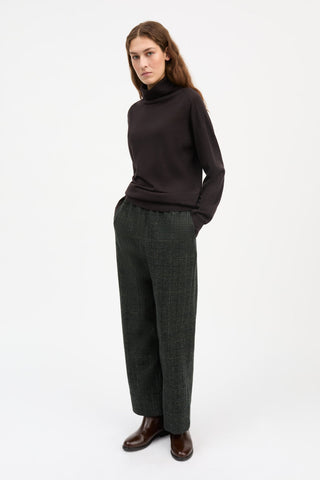 SKALL - Jasmine Pant - Green Check Structure