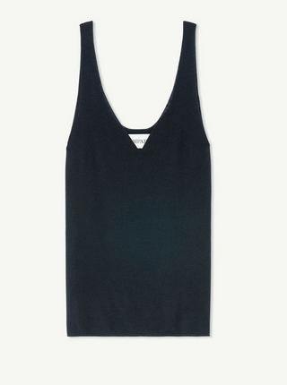 BOMPARD - Extrafine Seamless Ribbed Tank Top - Noir