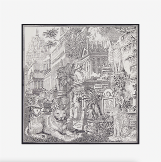 INOUI - Square Piranesi 65 Silk - Black