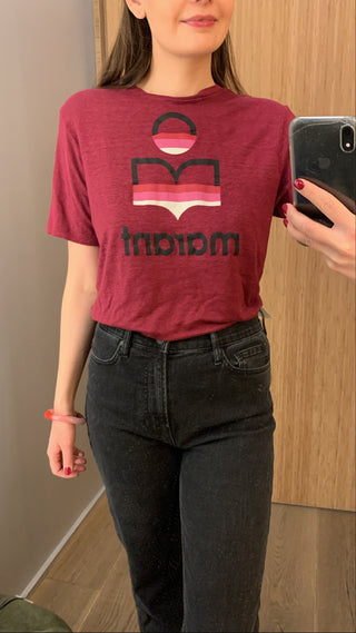 ISABEL MARANT ÈTOILE - Zewel Tee Shirt - Raspberry