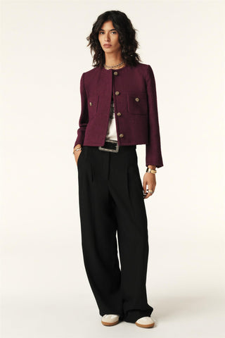 BA&SH - Meredith Jacket - Bordeaux