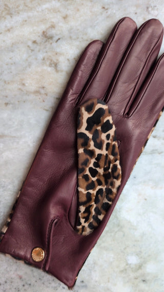 AGNELLE - Susan Glove - Bordeaux/Panthere