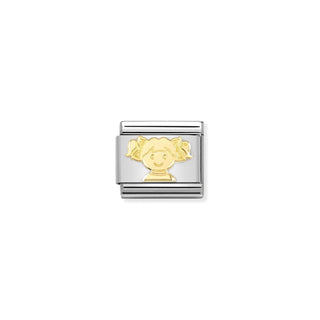 Nomination - Link SYMBOLS  18k gold Girl