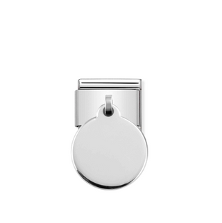 Nomination - Link PLATES 925 sterling silver PENDANT ROUND