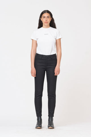 TOMORROW - Hepburn Jeans Mom Wash Deep Original - Black