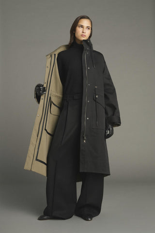 SOEUR - PRE-ORDER Luz Coat - Noir/Beige
