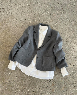 SKALL - Claire Blazer - Grey Structure