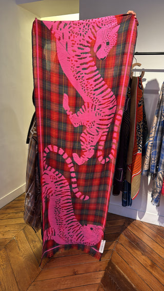 INOUI - Scarf 3D Panteo 70 - Pink