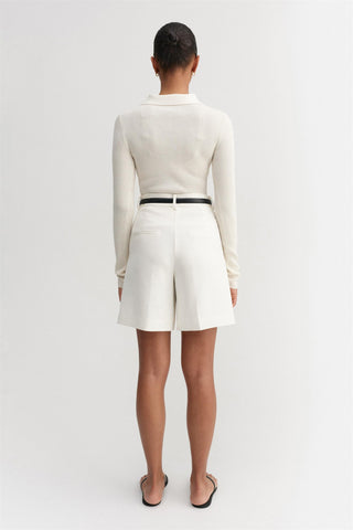 ALMADA LABEL - Blair Crepe Shorts - Cream
