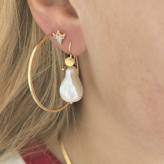 STINE A - Big Etoile Creol Earring - Gold