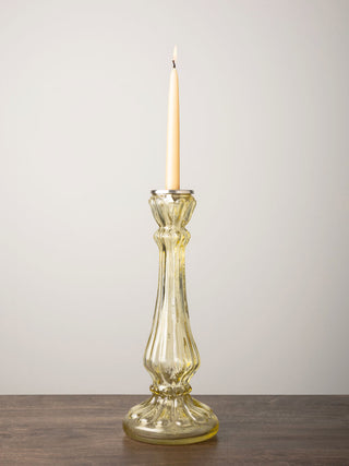 CHEHOMA - Candlestick Yellow Glass