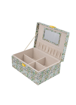 BON DEP - Smykkeskrin Boks Liberty - Poppy and Daisy Teal
