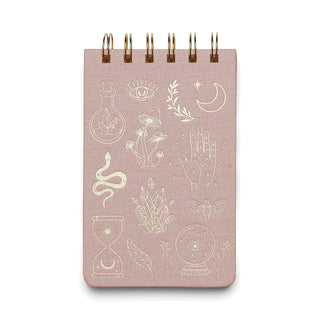 DesignWorks Ink - Twin Wire Bookcloth Notepad - Mystic Icons