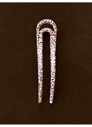 Pico Copenhagen - Jolie Hair Pin - Red Dalmatine