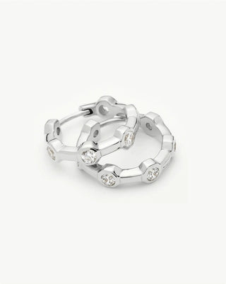MISSOMA - Lucy Williams Tennis Small Hoop - Silver