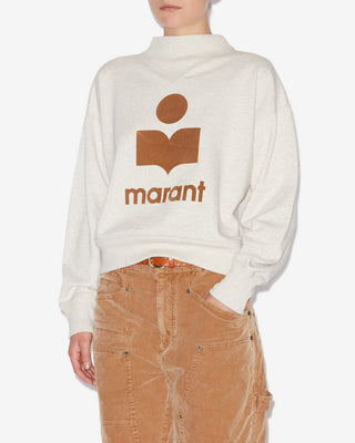 ISABEL MARANT ÈTOILE - Moby Sweat Shirt - Ecru/Camel