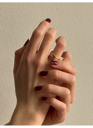 Pico Copenhagen - Amelia Plain Ring - Gold