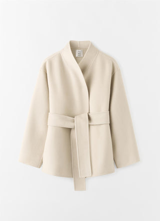 ALMADA LABEL - Noorie Double-Faced Coat - Buttercream