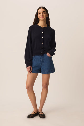 DES PETITS HAUTS - Arbalette Cardigan - Marine