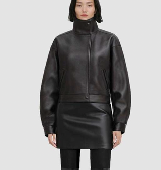 ALMADA LABEL - Pre-Order Mija Leather Coat - Black