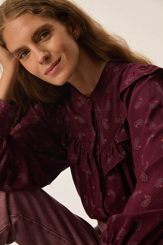 DES PETITS HAUTS - Elya Blouse - Paisley
