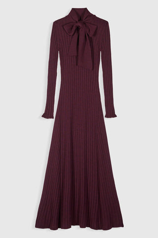 MARIA DE LA ORDEN - Madeleine Dress - Plum