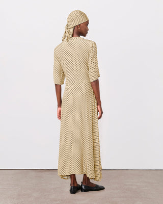 Officine Générale - Nadia Dress - Britishkhaki/Black