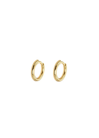 Emilia by Bon Dep - X-Small Gold Hoops