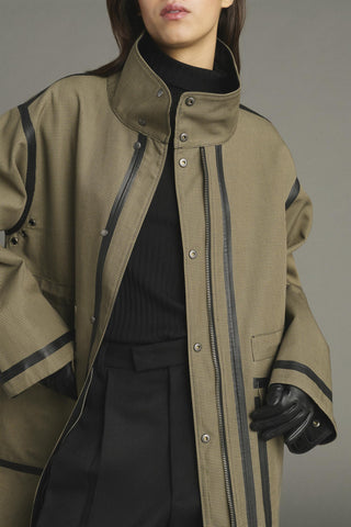 SOEUR - PRE-ORDER Luz Coat - Noir/Beige