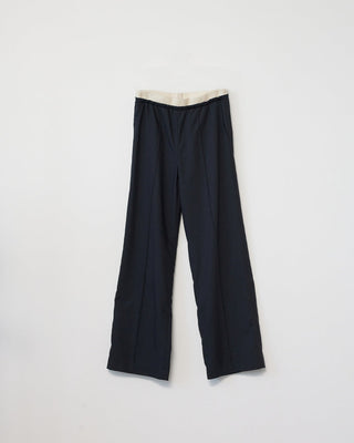 AF Agger - Tropical Wool Tracksuit Pant - Navy