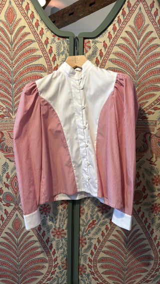 MARIA DE LA ORDEN - Iza Shirt - Red Stripes & White