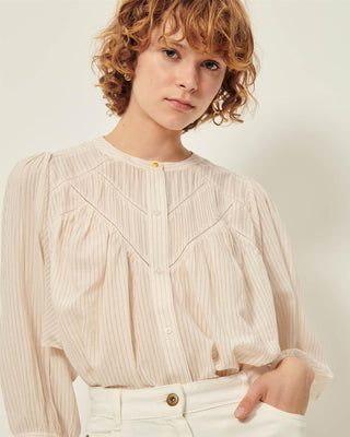 SESSÙN - Savi Blouse - Sandblack