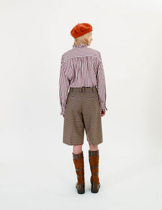 APOF - Alba Shirt - Wine Stripe