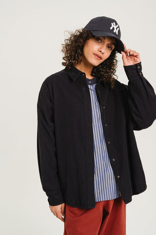 SACRÉCOEUR - June Corduroy Shirt - Navy
