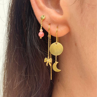 STINE A - Sun and Moon Earring